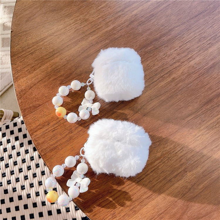 Earphone Case for AirPods with Charging Case (2016) / (2019) / AirPods with Wireless Charging Case (2019) Star Design Plush Earbud Cover - Image 5