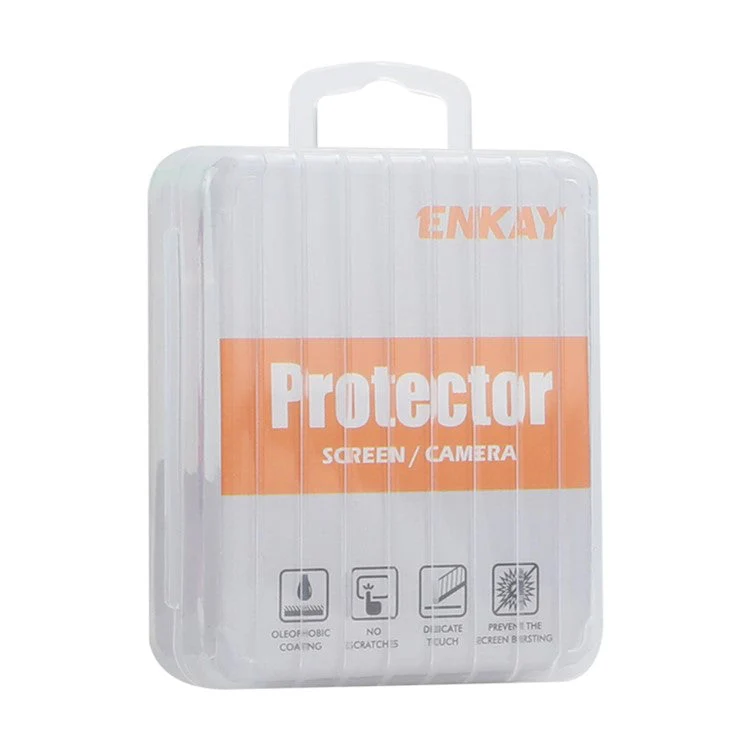 ENKAY HAT PRINCE 1 Set For iPhone 16 Pro / 16 Pro Max Camera Lens Protector Tempered Glass+Aluminum Alloy Lens Film - Gold - Image 6