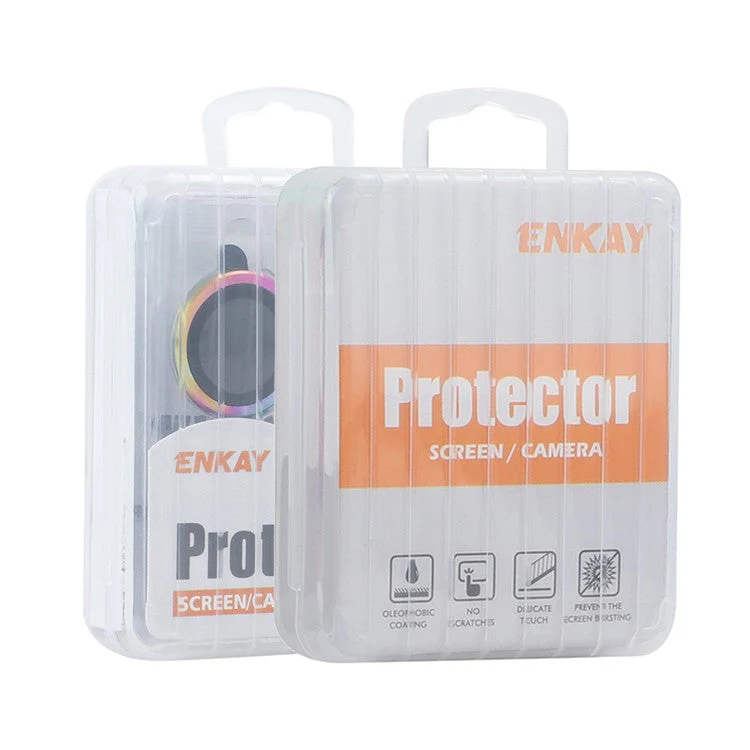 ENKAY HAT PRINCE 1Set For iPhone 16 Pro / 16 Pro Max Camera Lens Protector Glitter Metal Ring Lens Film - Blackish Green - Image 6
