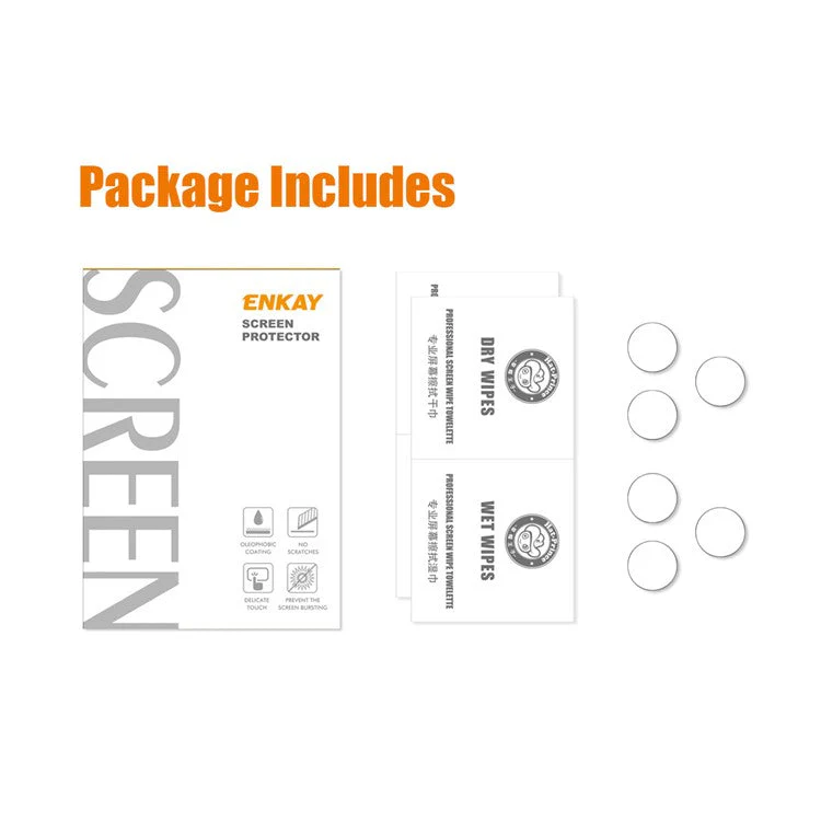 ENKAY HAT PRINCE 2 Group/Set Ultra-Thin HD 0.2mm Clear Scratch-Resistant Tempered Glass Camera Lens Back Film (3Pcs/Group) for iPhone 13 Pro / 13 Pro Max - Image 6