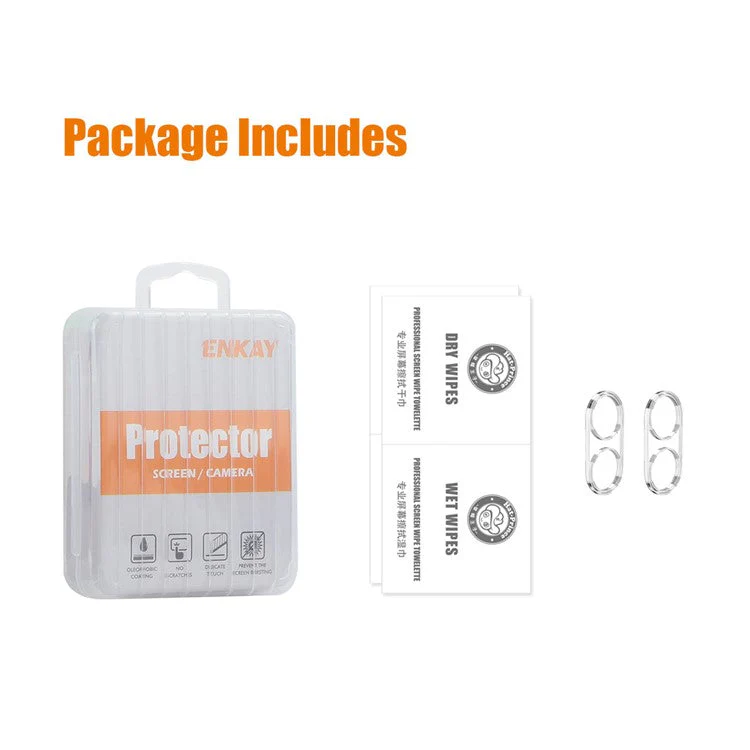ENKAY HAT PRINCE 2Pcs For Nothing CMF Phone 1 Camera Lens Film Integrated Tempered Glass Lens Protector - Transparent - Image 6