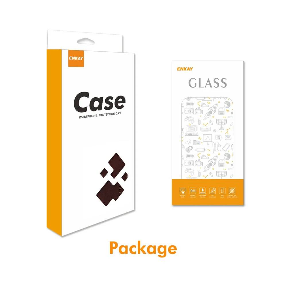 ENKAY HAT PRINCE For iPhone 17 Pro Max Wallet Case Calf Texture Leather Phone Stand Cover with Thick Adhesive Screen Film / Strap - Brown - Image 7