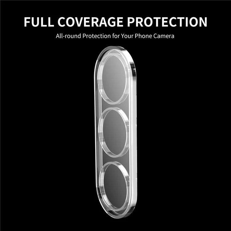 ENKAY HAT PRINCE for Samsung Galaxy S24 FE Camera Lens Protector 0.2mm 9H Tempered Glass Lens Film - Transparent - Image 2