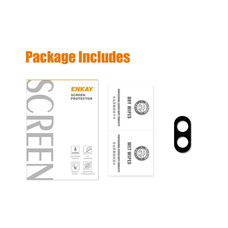 ENKAY HAT PRINCE For Samsung Galaxy Z Flip4 5G Anti-wear Full Coverage Rear Camera Lens Protector Silk Printing Tempered Glass Lens Film - Image 7