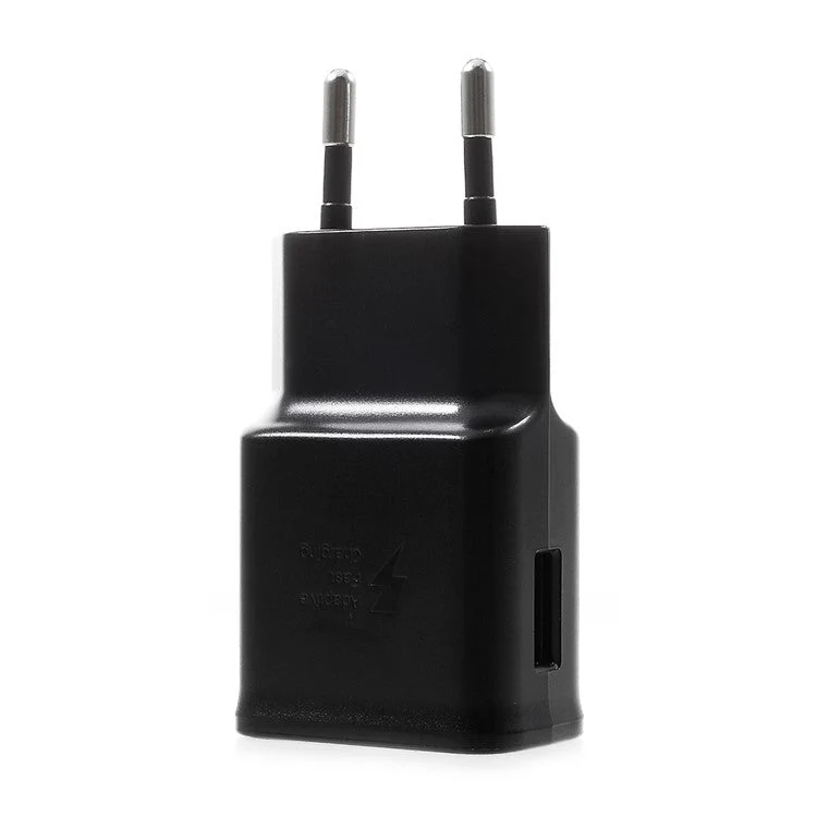 EP-TA200 Adaptive Fast Charging Travel Adapter Charger for Samsung Galaxy S10 / S10 Plus (Non-OEM, Material Assembly) - EU Plug / Black - Image 3