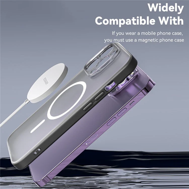 ESSAGER For iPhone 14 / 13 / 12 Series 15W ABS Magnetic Wireless Charger Phone Charging Pad - White - Image 4