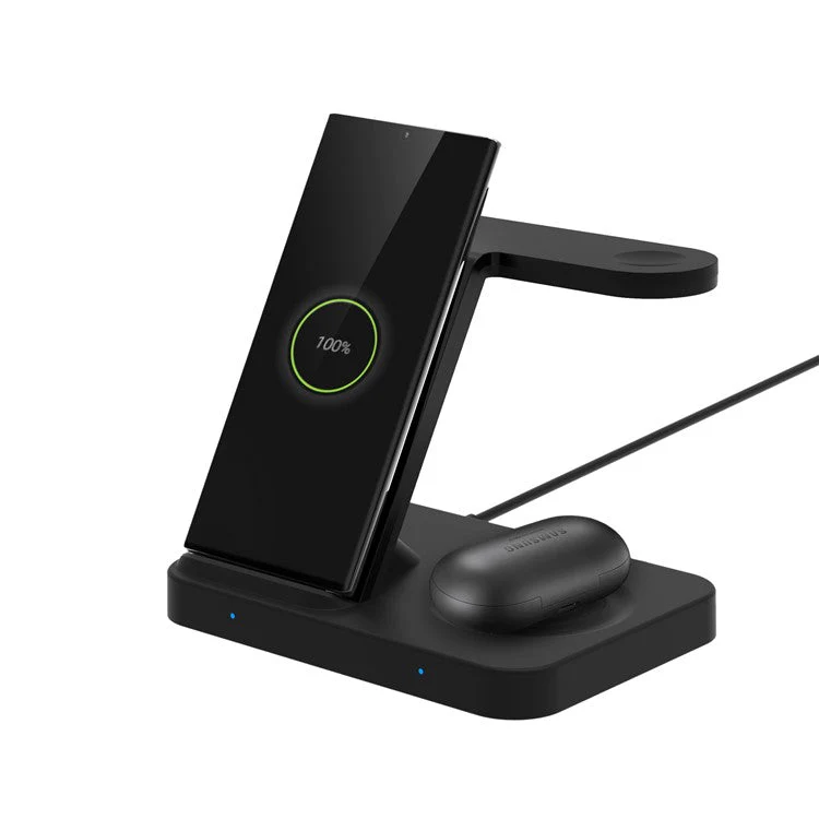 F15 3-in-1 Wireless Charger Stand Qi 15W Fast Charging Station for Phone / iWatch / AirPods - Image 3