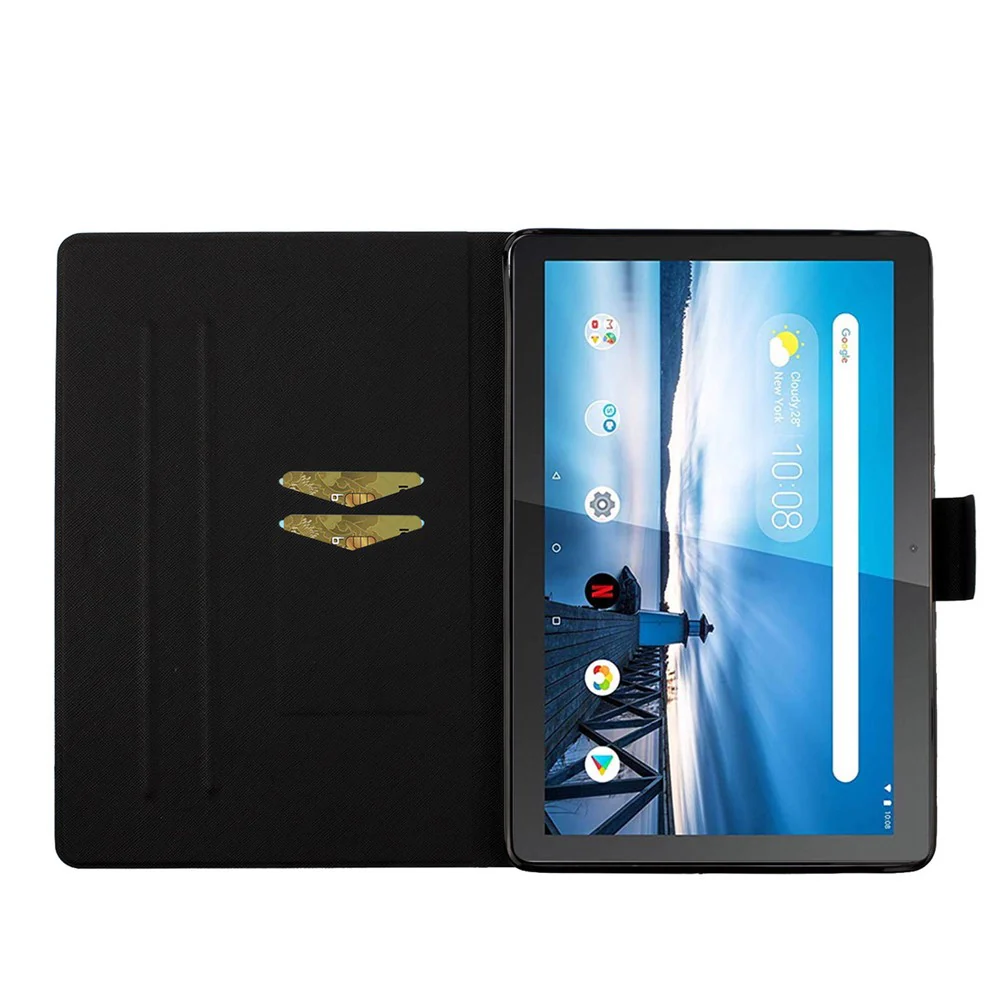 Flower Pattern Printing Tablet Cover for Lenovo Tab M10 TB-X605F - Vivid Flower - Image 6