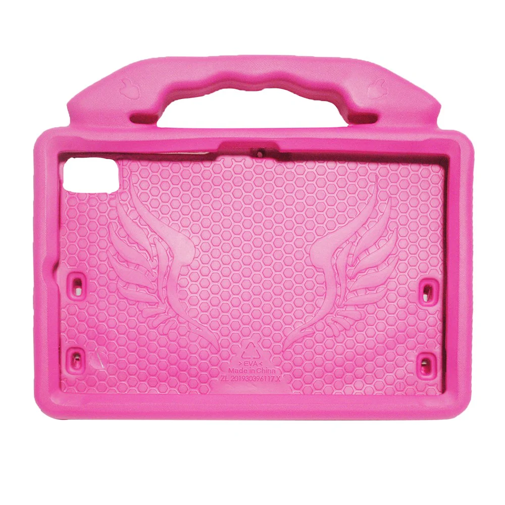 Foldable Thumb Shockproof EVA Full-Body Tablet Kickstand Cover with Portable Hand Holder for Lenovo Tab M10 FHD Plus X606F - Rose - Image 2