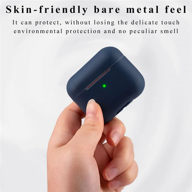 For AirPods 3 Solid Color Bluetooth Earphone Silicone Protective Case Cover - Sky Blue - Image 6