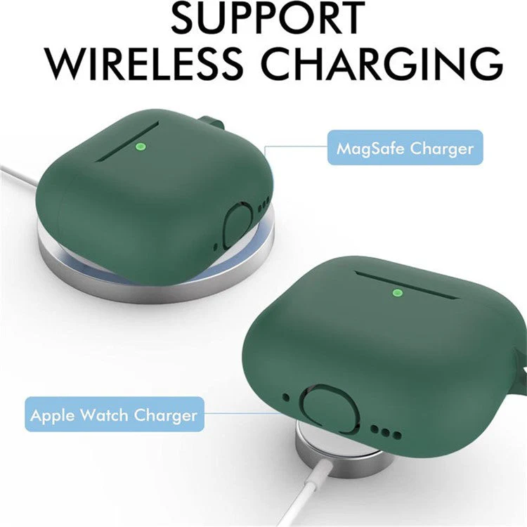 For AirPods 4 Earphone Silicone Case Set with Anti-Lost Keychain, Strap, Ear Tips, Cleaning Pen - Transparent - Image 7