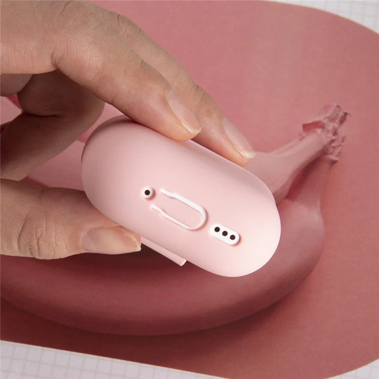 For AirPods 4 Silicone Case Bluetooth Earphone Anti-scratch Protective Cover - Black - Image 3