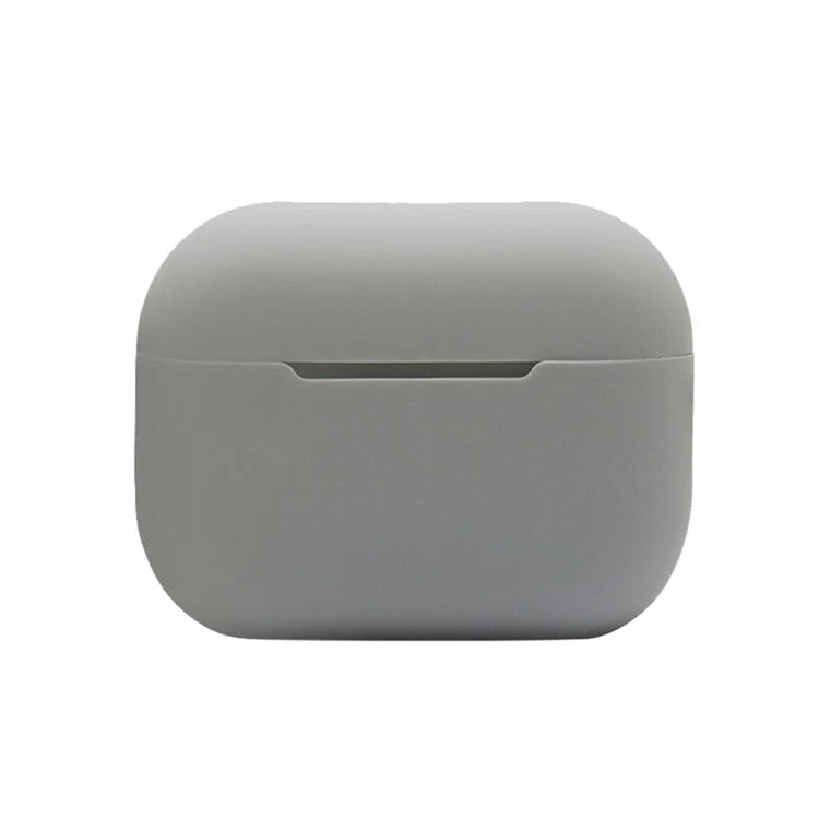 For AirPods Pro 2 Bluetooth Earphone Flexible Silicone Protective Case Anti-drop Anti-scratch Cover - Grey