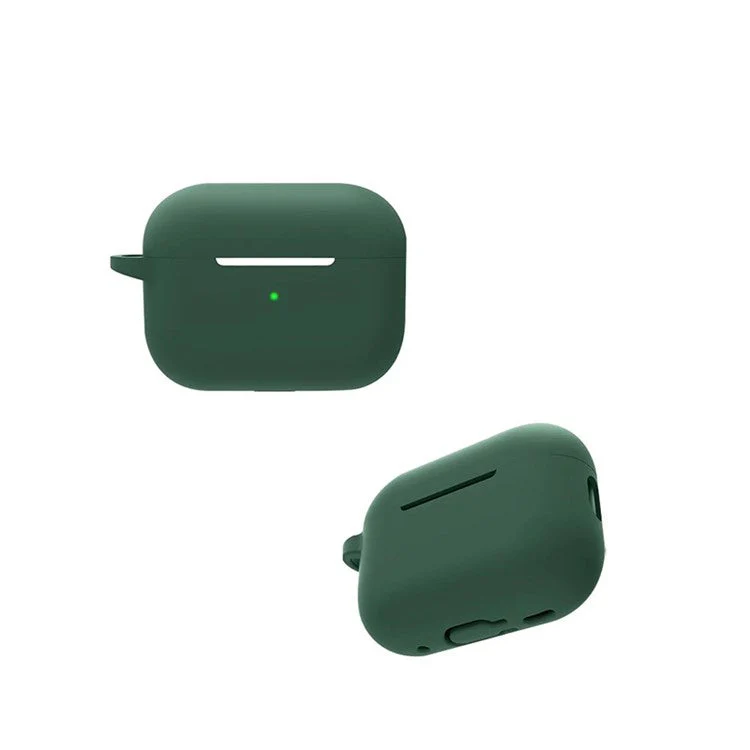 For AirPods Pro 2 Bluetooth Earphone Soft Silicone Protective Case Drop-proof Cover with Anti-lost Buckle - Yellow - Image 2