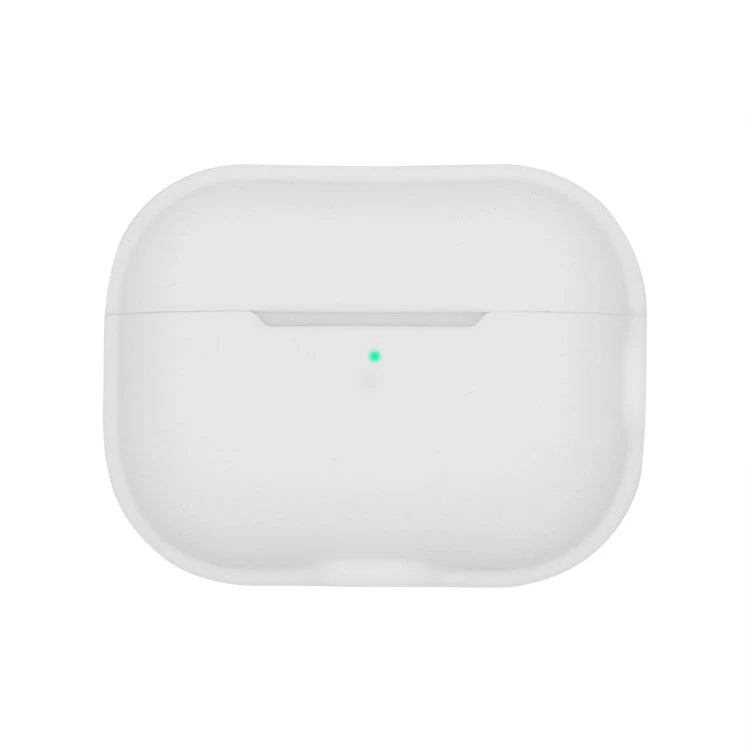 For AirPods Pro 2 Charging Case Cover Anti-Fall Silicone Case Bluetooth Headset Protector - White