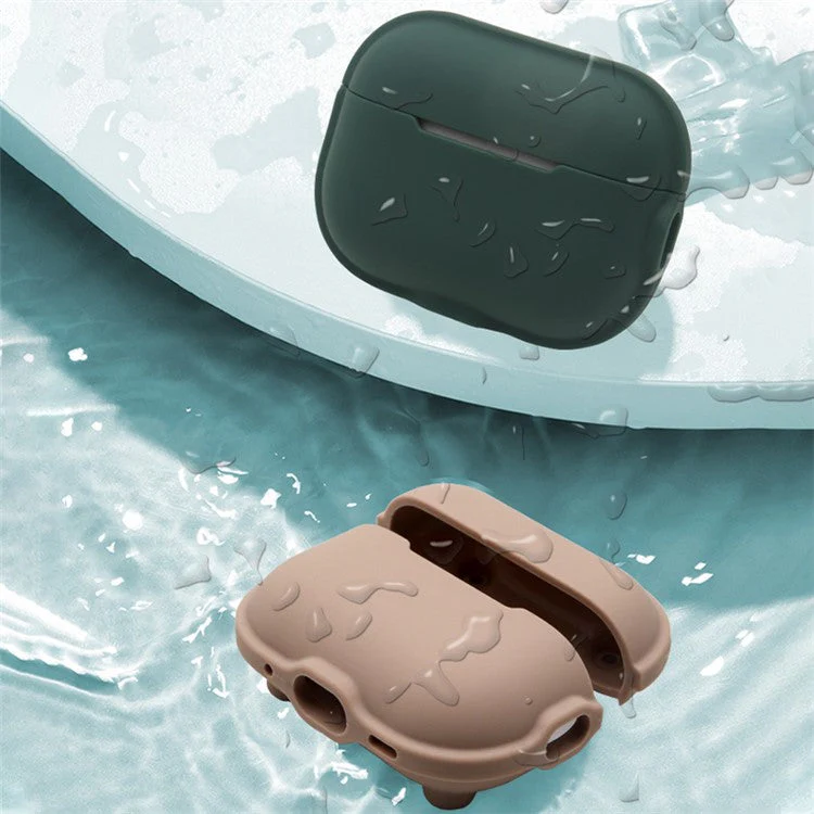 For AirPods Pro 2 Charging Case Cover Anti-Fall Silicone Case Bluetooth Headset Protector - White - Image 6