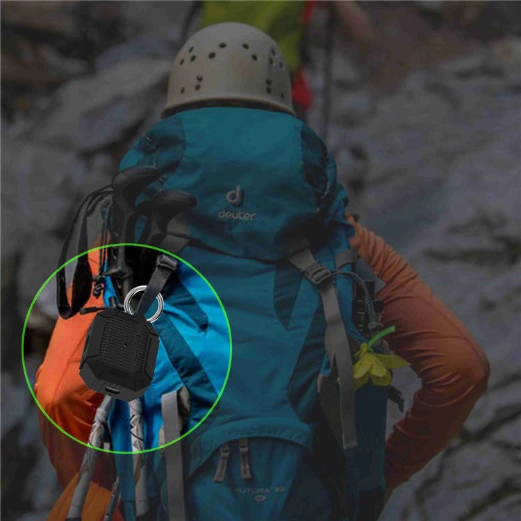For AirPods Pro 2 TPU Shockproof Reinforced Earbud Case Heavy Duty Military Protective Cover with Carabiner - Green - Image 5