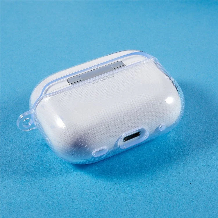 For AirPods Pro (Gen 2) (USB-C) / Pro 2 Charging Case Cover Anti-Fall TPU Case Bluetooth Headset Protector - Transparent - Image 6