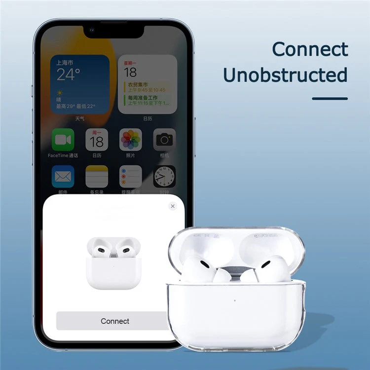 For AirPods Pro (Gen 2) (USB-C) / Pro 2 Transparent PC Protective Case Wireless Earphone Anti-dust Anti-drop Cover - Image 7