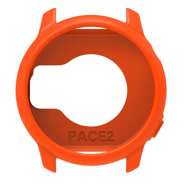 For Coros Pace 2 Watch Case Cover Shockproof Soft Silicone Protective Cover - Orange - Image 4