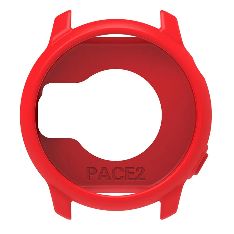 For Coros Pace 2 Watch Case Cover Shockproof Soft Silicone Protective Cover - Red - Image 4