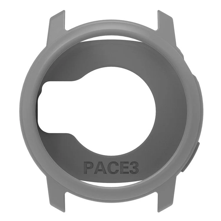 For Coros Pace 3 Watch Case Cover Shockproof Soft Silicone Protective Cover - Grey - Image 2