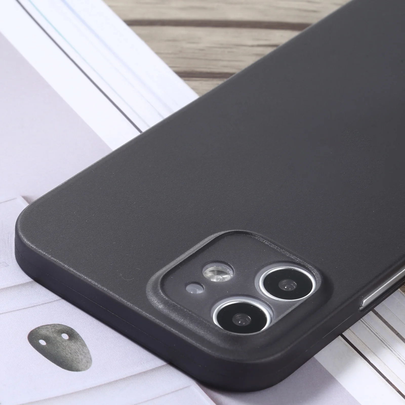 For iPhone 12 mini Camera Precision Hole PP Protective Case (Black) - Image 5