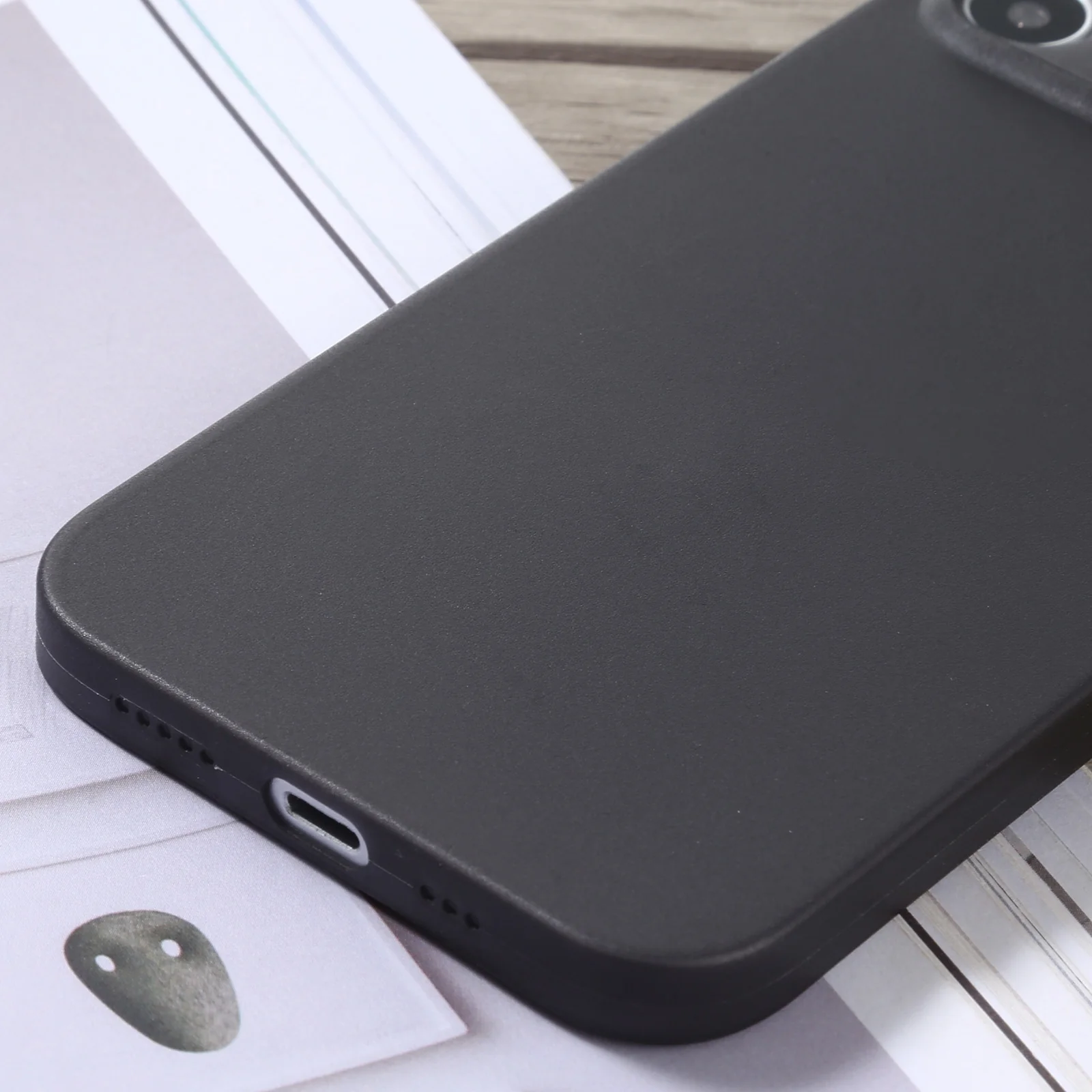 For iPhone 12 mini Camera Precision Hole PP Protective Case (Black) - Image 6