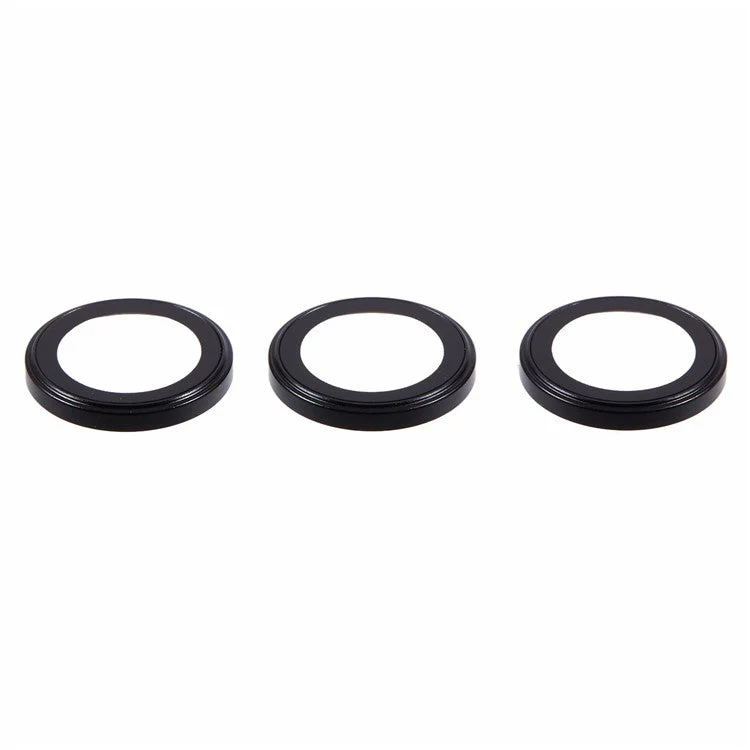 For iPhone 16 Pro / 16 Pro Max Camera Lens Protector Electroplating AF+AR Tempered Glass Lens Film - Black - Image 3