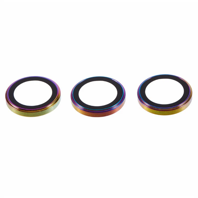For iPhone 16 Pro / 16 Pro Max Camera Lens Protector Electroplating AF+AR Tempered Glass Lens Film - Colorful - Image 4
