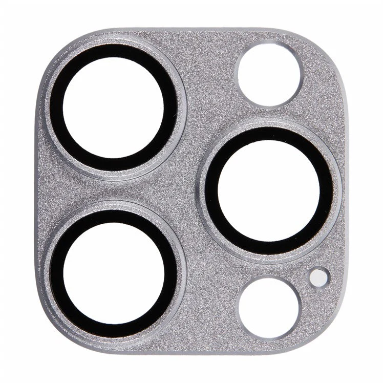 For iPhone 16 Pro Max / 16 Pro Camera Lens Protector Ultra Clear Tempered Glass Lens Film - Silver - Image 2