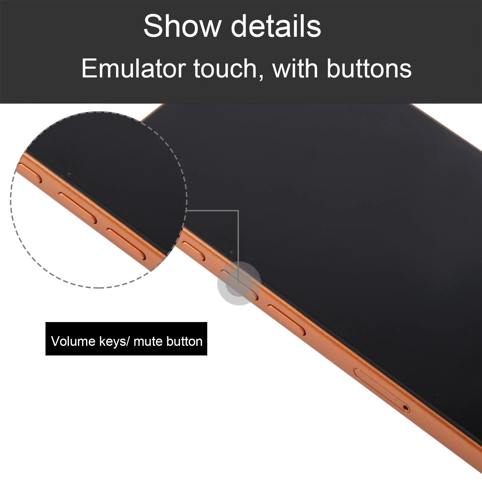 For iPhone 17 Pro Black Screen Non-Working Fake Dummy Display Model (Orange) - Image 5