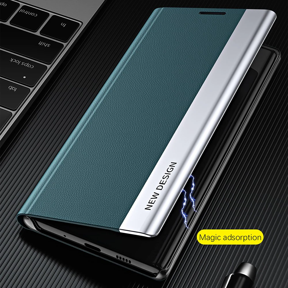 For iPhone 17 Pro Max Case Anti-Drop Leather Phone Cover with Stand - Silver - Image 2