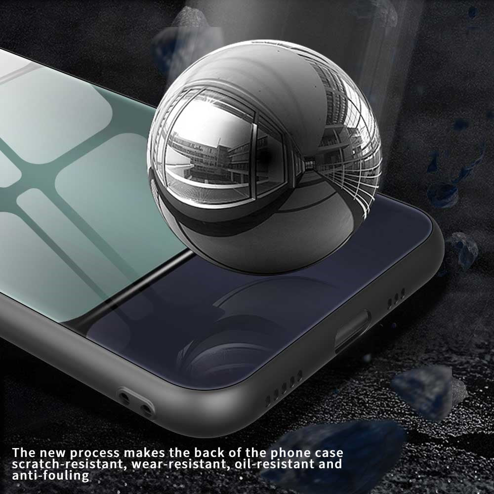 For iPhone 17 Pro Max Case Anti Drop TPU PC Tempered Glass Pattern Printing Phone Back Cover - B0194 - Image 5
