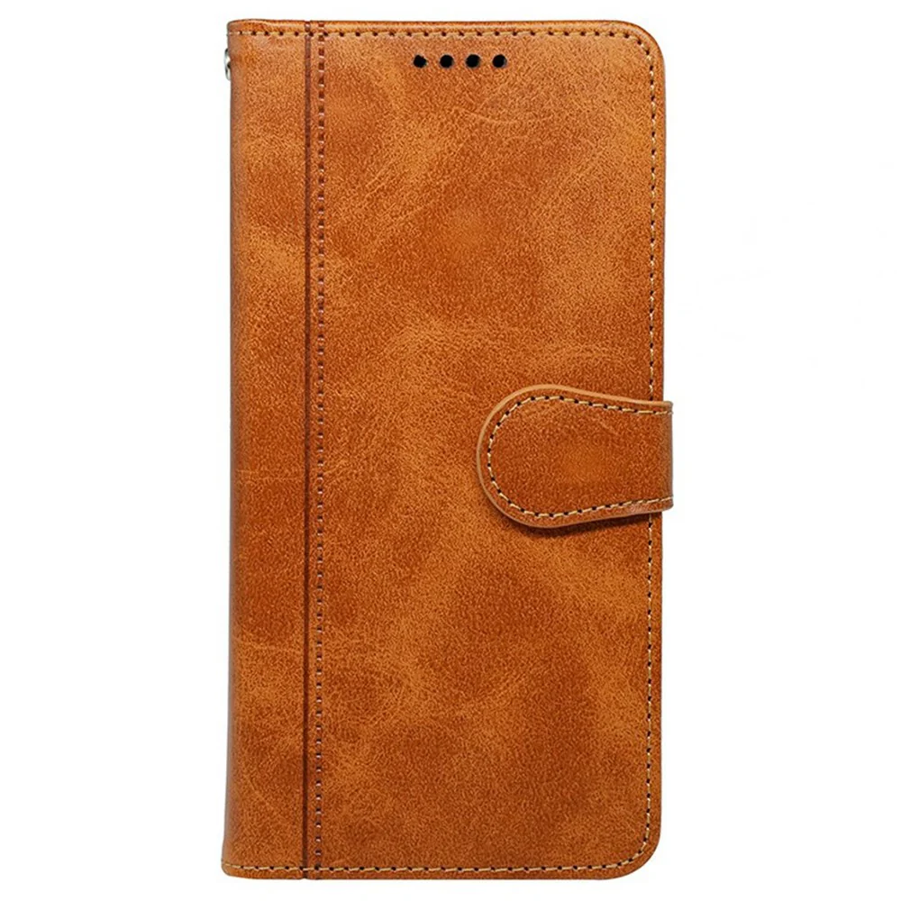 For iPhone 17 Pro Max Case Calf Texture Leather Stand Book Style Phone Cover - Yellow - Image 4