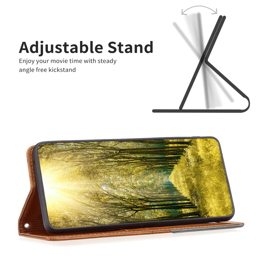 For iPhone 17 Pro Max Case Card Slots Geometry Imprint Leather Phone Cover - Yellow - Image 4