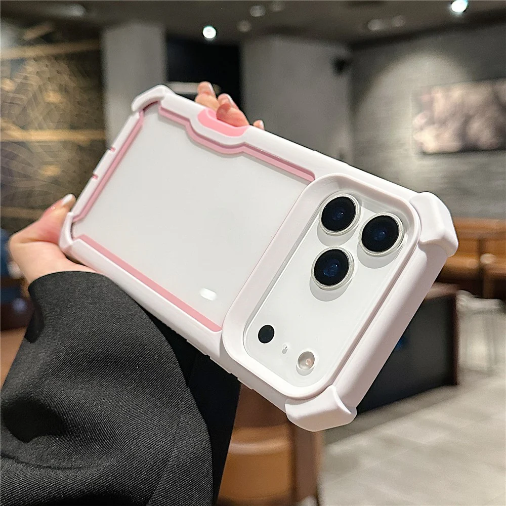 For iPhone 17 Pro Max Case Clear Detachable 2 in 1 Shockproof TPU + PC Phone Back Cover - Black - Image 4