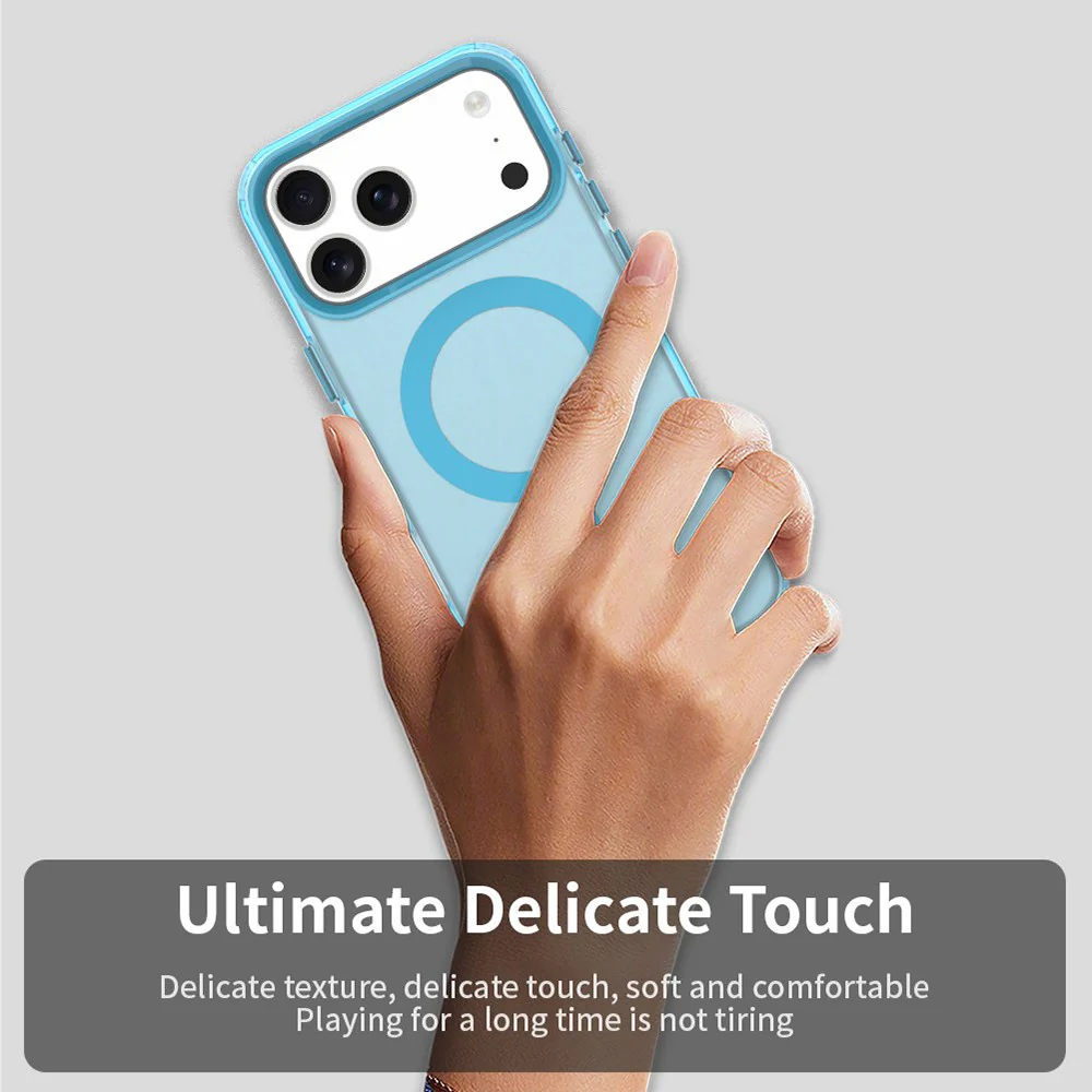 For iPhone 17 Pro Max Case Compatible with MagSafe Anti Drop Hybrid Phone Back Cover - Blue - Image 6