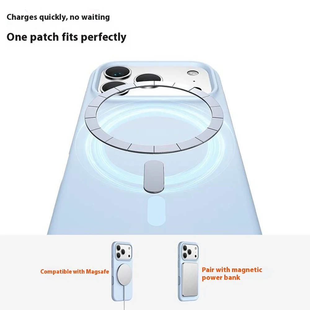 For iPhone 17 Pro Max Case Compatible with MagSafe PC + Liquid Silicone Phone Cover - Antique White - Image 2
