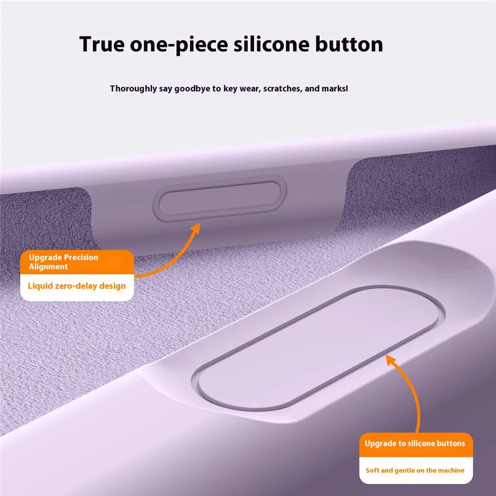 For iPhone 17 Pro Max Case Compatible with MagSafe Precise Cutouts Liquid Silicone Protective Back Cover - Light Yellow - Image 3