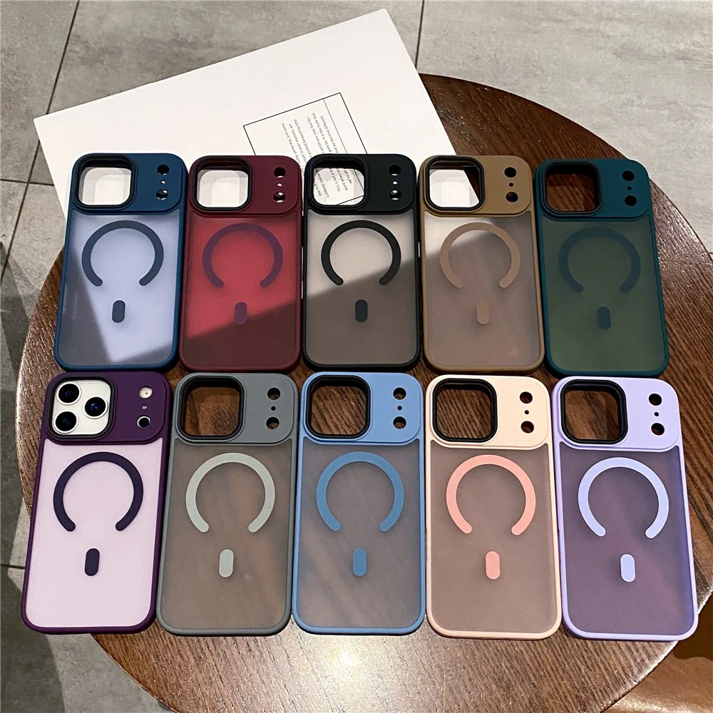 For iPhone 17 Pro Max Case Compatible with MagSafe Skin-Touch Matte Anti-Drop TPU + PC Phone Cover - Black - Image 5