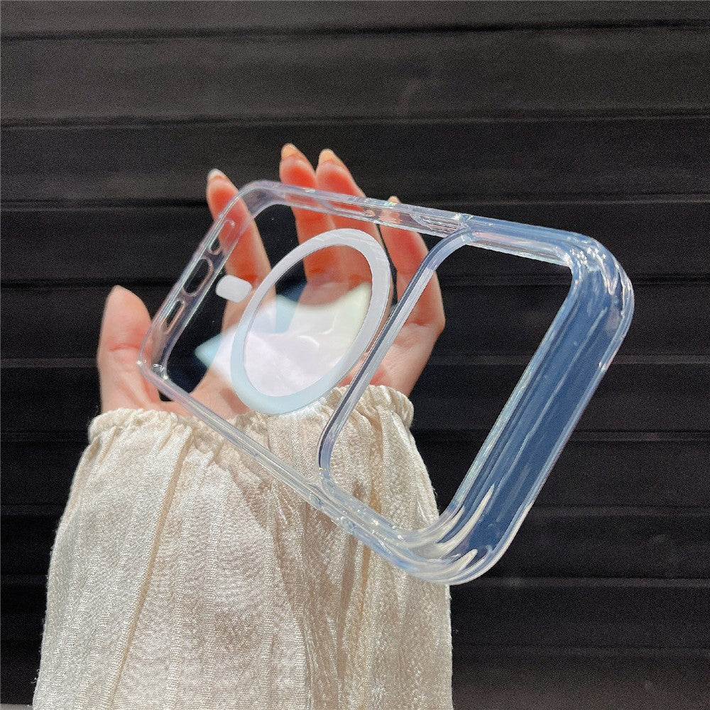 For iPhone 17 Pro Max Case Compatible with MagSafe TPU Acrylic 2.5mm Clear Phone Cover - Image 2