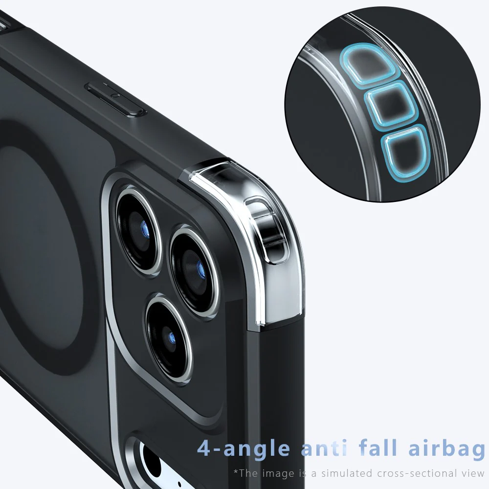 For iPhone 17 Pro Max Case Compatible with MagSafe TPU+PC Matte Phone Cover - Image 6