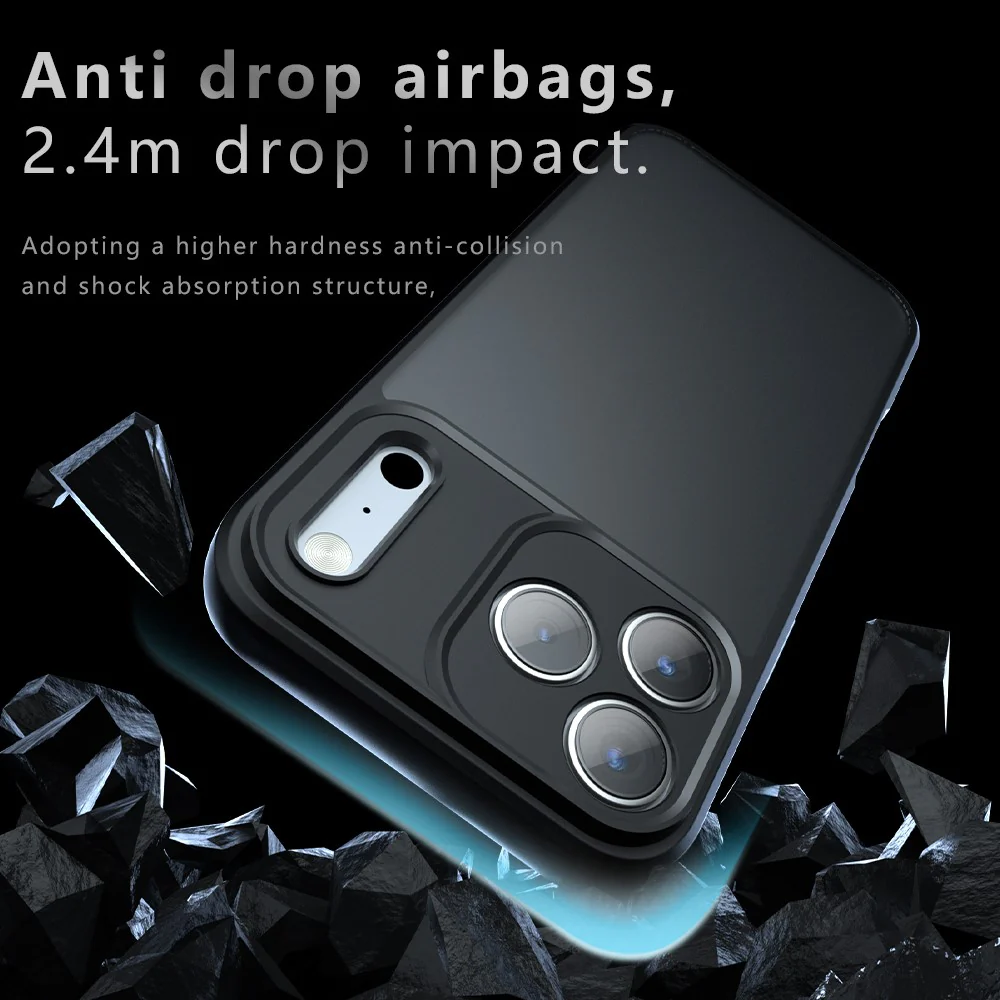 For iPhone 17 Pro Max Case Drop Proof TPU + PC Matte Back Phone Cover - Image 5