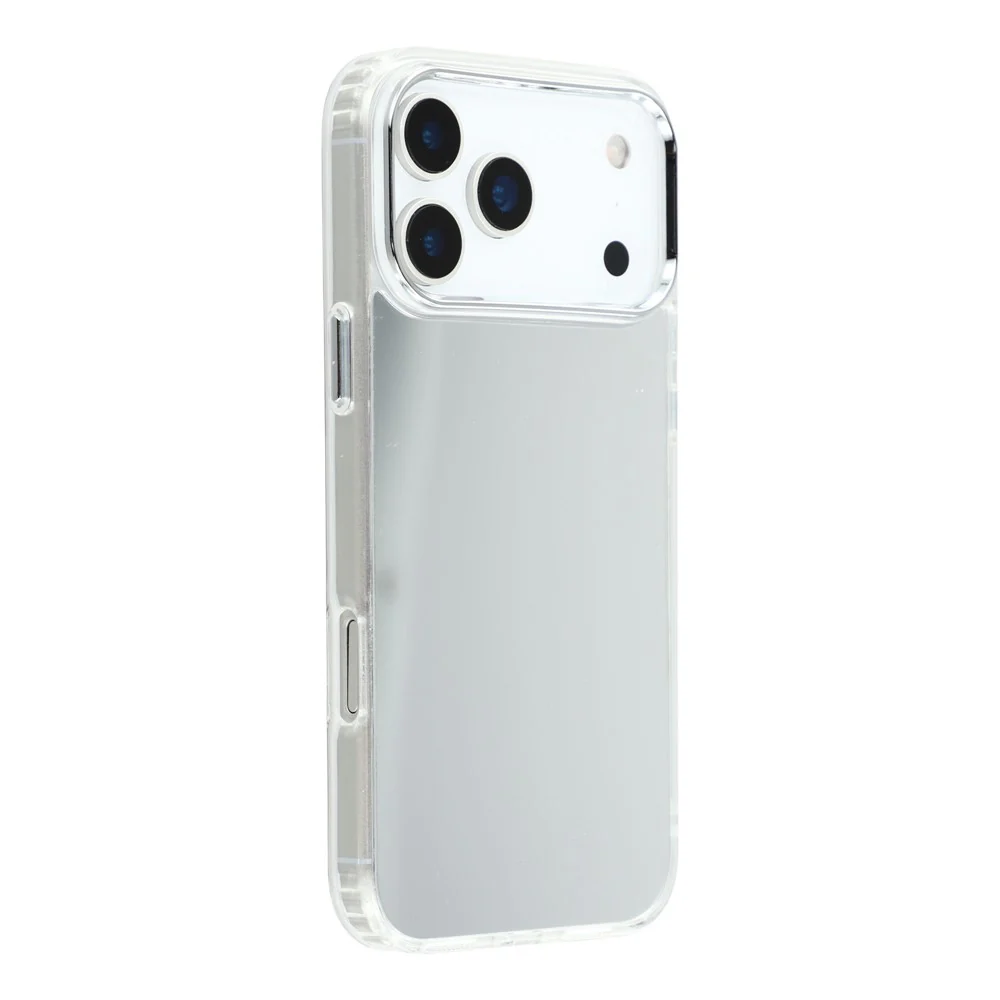 For iPhone 17 Pro Max Case Electroplating Mirror Design Shockproof TPU + Acrylic Phone Cover - Image 2