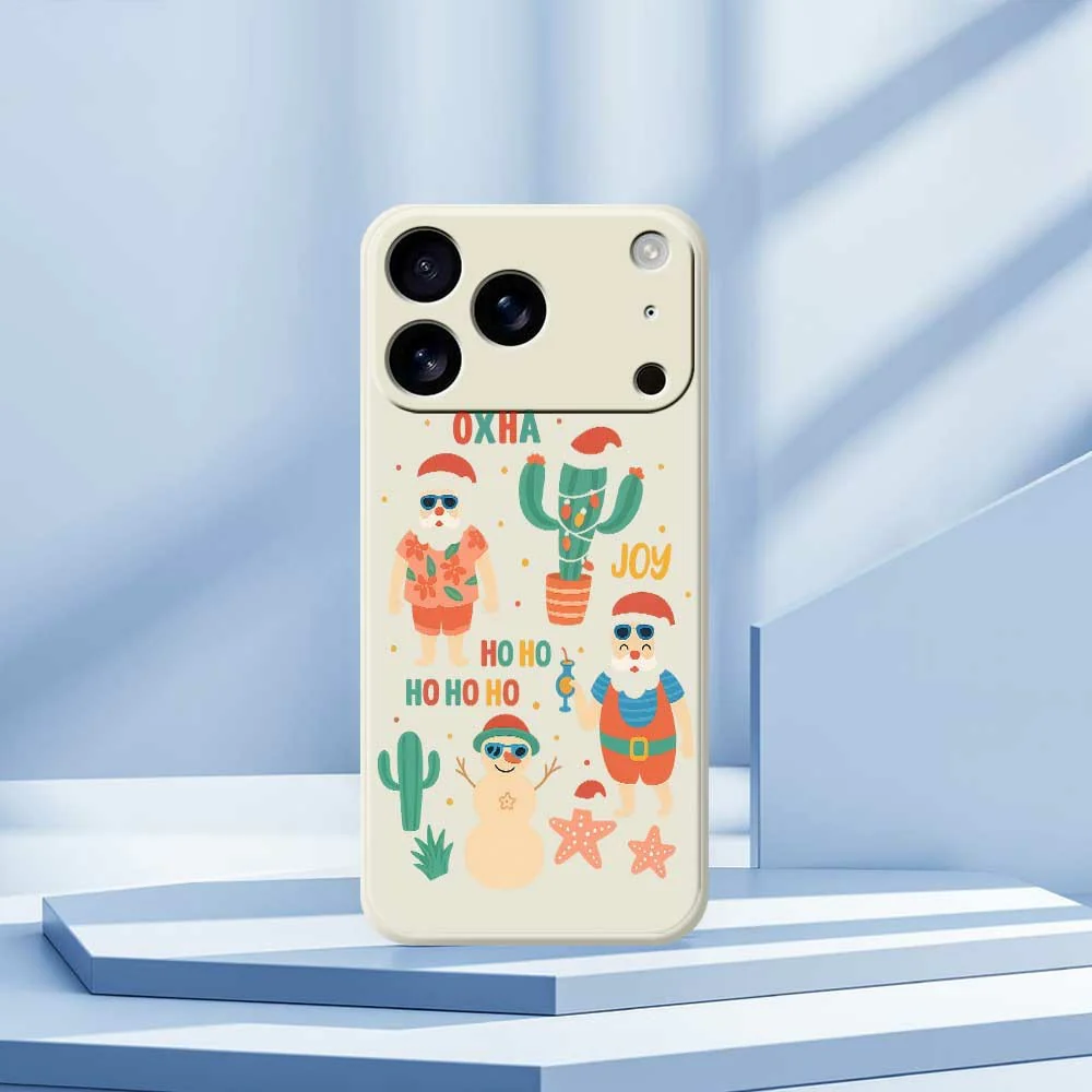 For iPhone 17 Pro Max Case Fun Playing Pattern Printing Straight Edge TPU Phone Back Cover - Beige - Image 7