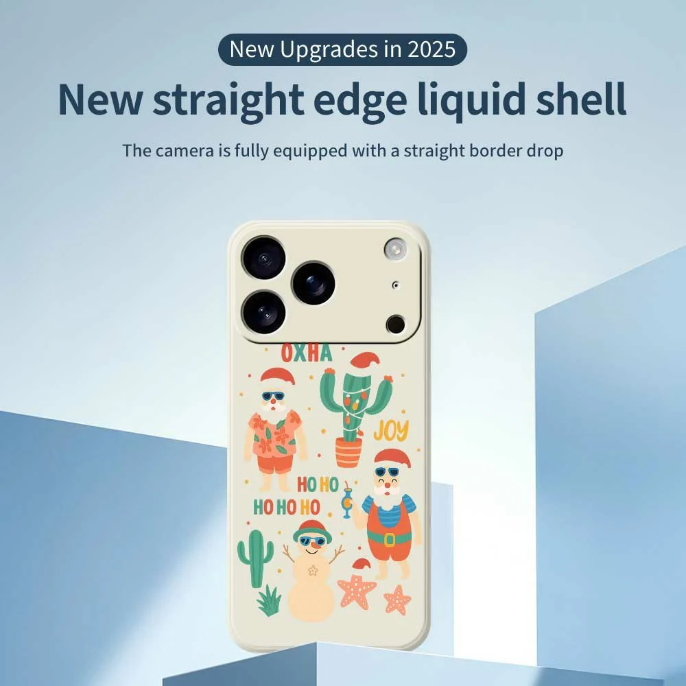 For iPhone 17 Pro Max Case Fun Playing Pattern Printing Straight Edge TPU Phone Back Cover - Black - Image 2