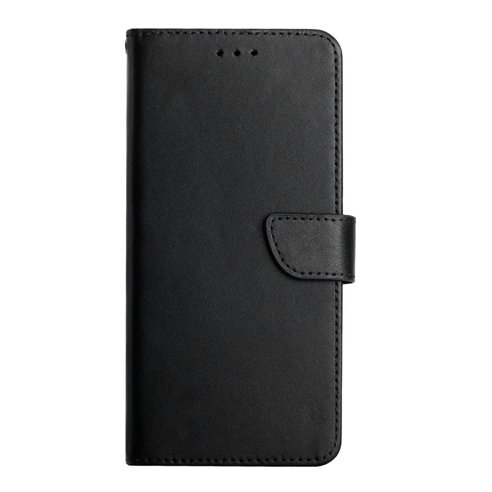 For iPhone 17 Pro Max Case Genuine Cow Leather Phone Cover Nappa Texture - Black - Image 8