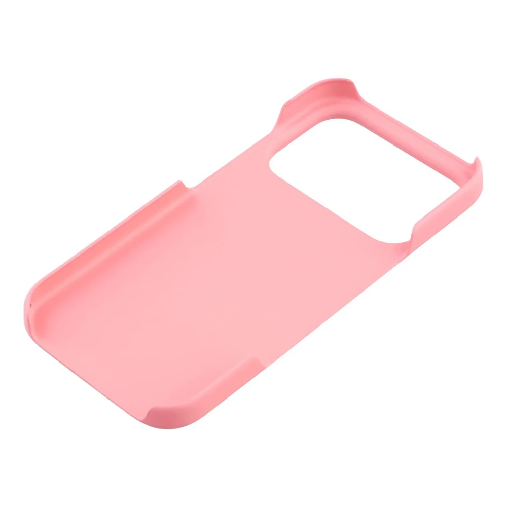 For iPhone 17 Pro Max Case Hard PC Drop Proof Frosted Minimalist Phone Cover - Pink - Image 5