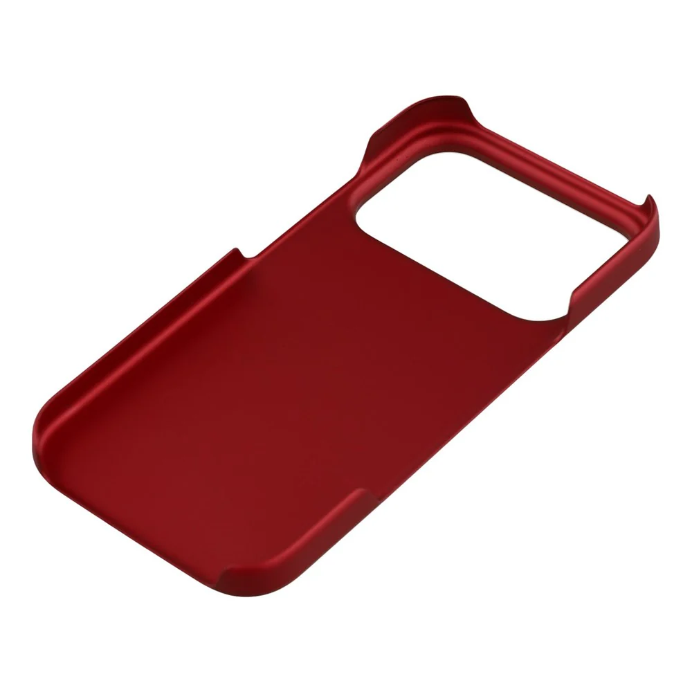 For iPhone 17 Pro Max Case Hard PC Drop Proof Frosted Minimalist Phone Cover - Red - Image 5
